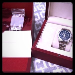 salvatore ferragamo men's 1898 chrono watch